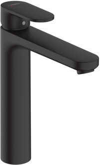 hansgrohe Vernis wastafelkraan 108 verhoogd mat zwart 71582670 Zwart mat