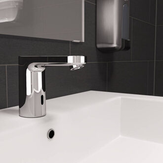 hansgrohe Vernis wastafelkraan elektronisch 6V koud water chroom 71503000