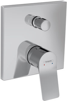 hansgrohe Vivenis ééngreeps badmengkraan inbouw met geïntegreerde zekerheidscombinatie EN1717 chroom 75416000