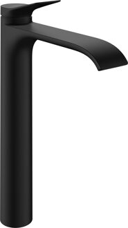 hansgrohe Vivenis ééngreeps wastafelmengkraan 250 CoolStart voor waskom zonder afvoer, mat zwart