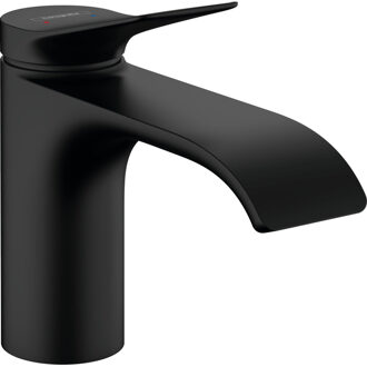 hansgrohe Vivenis ééngreeps wastafelmengkraan 80 met pop-up trekwaste zwart mat 75010670