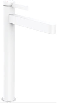hansgrohe Wastafelmengkraan Finoris HansGrohe Eengreeps 260 Met PushOpen Mat Wit