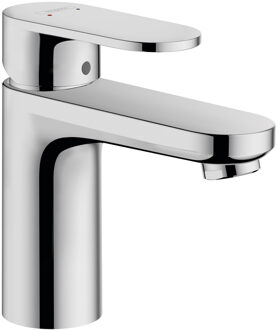 hansgrohe Wastafelmengkraan HansGrohe Vernis Blend 100 Eengreeps Met Metalen Trekwaste Chroom