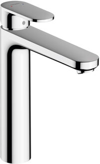 hansgrohe Wastafelmengkraan HansGrohe Vernis Blend 190 Zinc Eengreeps Met Trekwaste Chroom