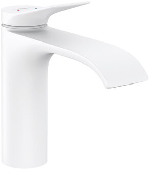 hansgrohe Wastafelmengkraan HansGrohe Vivenis Eengreeps 110 Zonder Afvoer Mat Wit