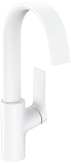 hansgrohe Wastafelmengkraan HansGrohe Vivenis Eengreeps 210 Met Draaibare Uitloop En Trekwaste Mat Wit