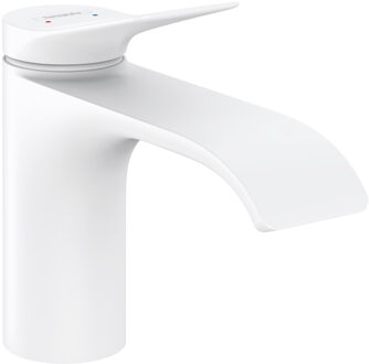 hansgrohe Wastafelmengkraan HansGrohe Vivenis Eengreeps 80 Zonder Afvoer Mat Wit