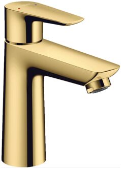 hansgrohe Wastafelmengkraan Talis E 110 HansGrohe Eengreeps met Trekwaste Gepolijst Goud