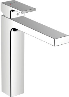 hansgrohe Wastafelmengkraan Vernis Shape Eengreeps 230 Zinc Zonder Afvoer Chroom