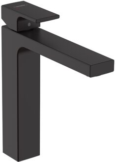hansgrohe Wastafelmengkraan Vernis Shape Eengreeps 230 Zinc Zonder Afvoer Mat Zwart