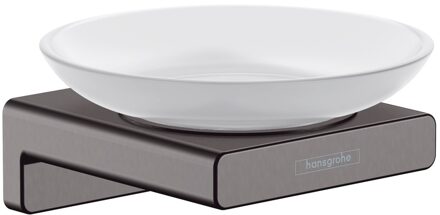 hansgrohe Zeepschaal AddStoris Geborsteld Zwart Chroom