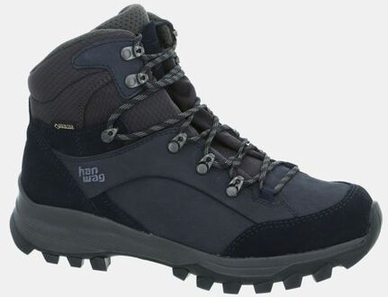 Hanwag Banks Narrow GTX Lady - Navy_asphalt - Schoenen - Wandelschoenen - Halfhoge schoenen