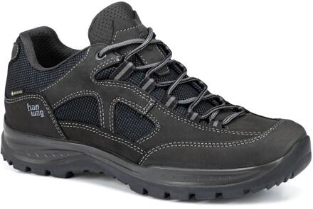 Hanwag Gritstone II Wide GTX schoenen - Asphalt/black - Schoenen - Wandelschoenen - Lage schoenen