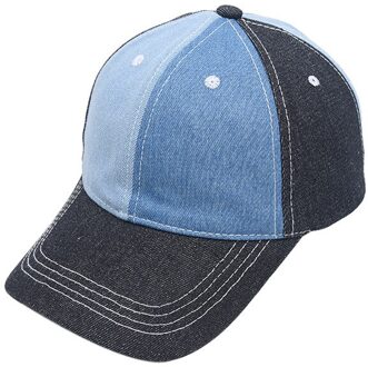 Hanxi Patchwork Hoeden Beanie Voor Unisex Mode Katoenen Denim Baseball Caps Voor Vrouwen Mannen Hip Hop Emmer Visser hoed