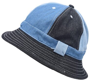 Hanxi Patchwork Hoeden Beanie Voor Unisex Mode Katoenen Denim Baseball Caps Voor Vrouwen Mannen Hip Hop Emmer Visser hoed