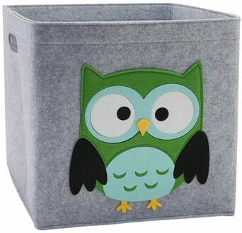 Haojianxuan Cartoon Dier Vouwen Opbergdoos Voor Planken Vilt Opslag Cubes Voor Organiseren Plank Nursery Home Closet 2