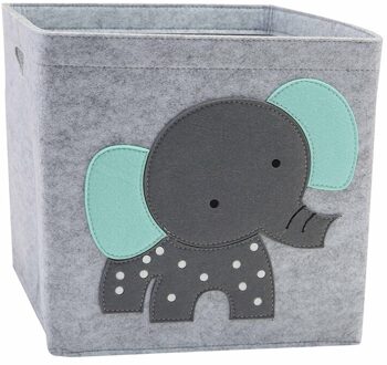 Haojianxuan Cartoon Dier Vouwen Opbergdoos Voor Planken Vilt Opslag Cubes Voor Organiseren Plank Nursery Home Closet 4