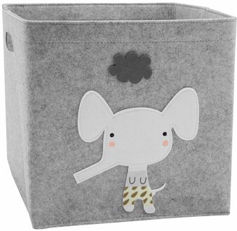 Haojianxuan Cartoon Dier Vouwen Opbergdoos Voor Planken Vilt Opslag Cubes Voor Organiseren Plank Nursery Home Closet 7