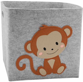 Haojianxuan Cartoon Dier Vouwen Opbergdoos Voor Planken Vilt Opslag Cubes Voor Organiseren Plank Nursery Home Closet 8