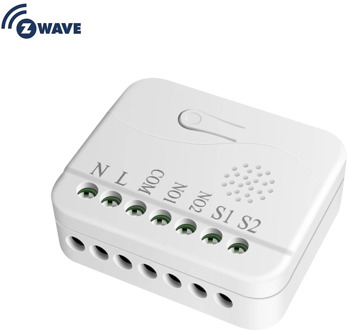 Haozee Z Wave Plus Switch ON/off Remote Control Dual Relay Module Mini Double Switch Zwave EU 868.4MHZ Compatiable Smartthings