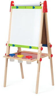 Hape Houten alles-in-1 tekenezel Zwart