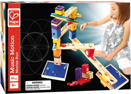Hape Houten Music Motion knikkerbaan Multikleur