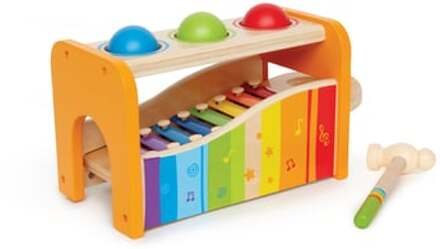 Hape Houten speelbankje met xylofoon Multikleur