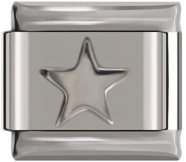 Hapiship Originele Daisy Mode Cross Voetbal Star Charm Links Fit 9Mm Armband Roestvrij Staal Diy Maken DJtop66 A7