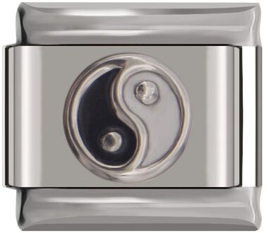 Hapiship Originele Daisy Mode Cross Voetbal Star Charm Links Fit 9Mm Armband Roestvrij Staal Diy Maken DJtop66 B6