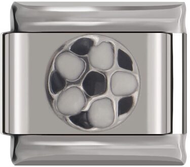 Hapiship Originele Daisy Mode Cross Voetbal Star Charm Links Fit 9Mm Armband Roestvrij Staal Diy Maken DJtop66 E3