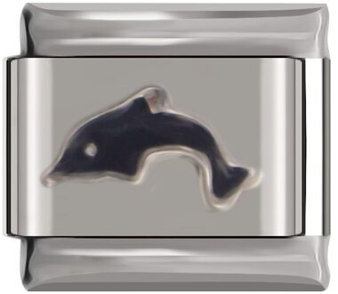 Hapiship Originele Daisy Mode Cross Voetbal Star Charm Links Fit 9Mm Armband Roestvrij Staal Diy Maken DJtop66 F6