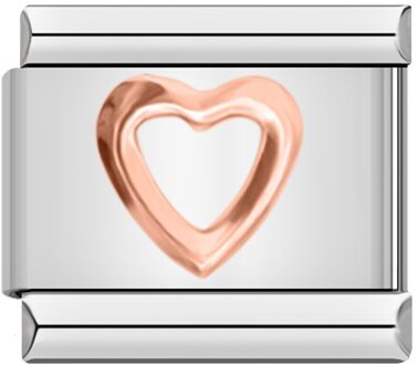 Hapiship Populaire Originele Daisy Rose Heart Star Charm Italiaanse Links Fit 9Mm Armband Rvs Sieraden Diy Maken DJ347