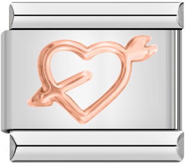 Hapiship Populaire Originele Daisy Rose Heart Star Charm Italiaanse Links Fit 9Mm Armband Rvs Sieraden Diy Maken DJ347