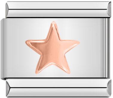 Hapiship Populaire Originele Daisy Rose Heart Star Charm Italiaanse Links Fit 9Mm Armband Rvs Sieraden Diy Maken DJ347