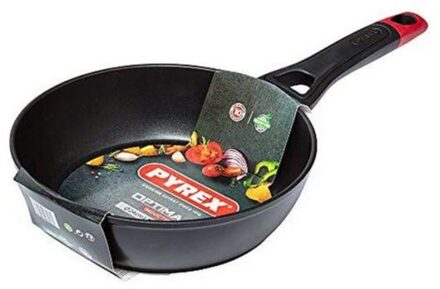 Hapjespan, 24 cm - Pyrex | Optima Induction Zwart