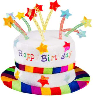 Happy Birthday hoed Multikleur