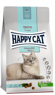 Happy Cat Adult Sensitive Schonkost Niere (nierdieet) kattenvoer 1,3 kg