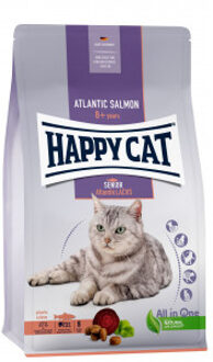 Happy Cat Senior Atlantik Lachs (met zalm) kattenvoer 2 x 4 kg