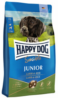Happy Dog 10kg Supreme Sensible Junior Lam & Rijst Happy Dog Hondenvoer