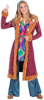 Happy Hippie Kostuum Dames Multikleur - Print