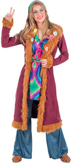 Happy Hippie Kostuum Dames Multikleur - Print