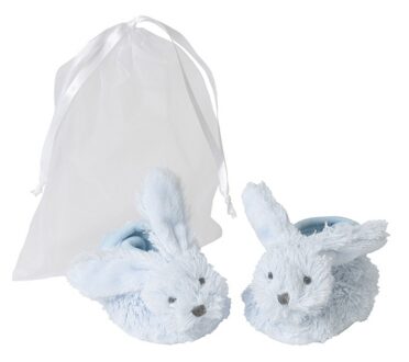 Happy Horse baby slofjes - konijn - blauw - 10 cm - Richie konijn - One size