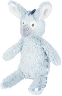 Happy horse knuffel ezel dallas, formaat 26 cm, kleur blauw-grijs