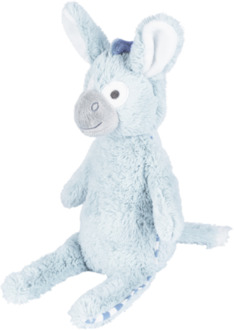 Happy horse knuffel ezel dallas, formaat 36 cm, kleur blauw-grijs
