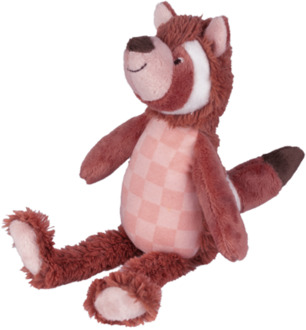 Happy horse knuffel rode panda pien, formaat 24 cm, kleur rood