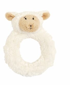 Happy Horse Lammy rammelaar - 13 cm - pluche - baby - lammetje/schaap - kraamcadeau