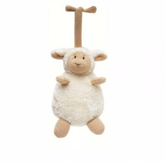 Happy Horse muziek knuffel schaap - 17 cm - pluche - kraamcadeau - muziekdoos