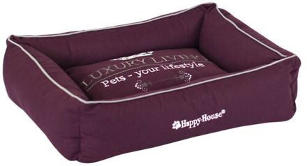 Happy-House Luxury Living - Hondenmand - Paars - 55x45x12 cm - Klein