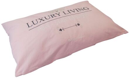 Happy-House Luxury Living Kussen - Roze - S