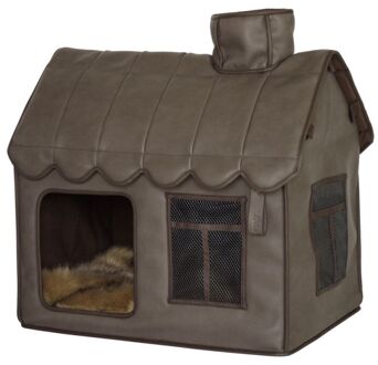 Happy-House Villa - Hondenkussen - Bruin - 52x36x49 cm - Klein